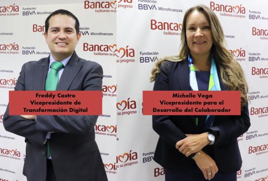 : Michelle Vega asume como VP para el Desarrollo del Colaborador, y Freddy Castro es el nuevo VP de Transformación Digital e Innovación